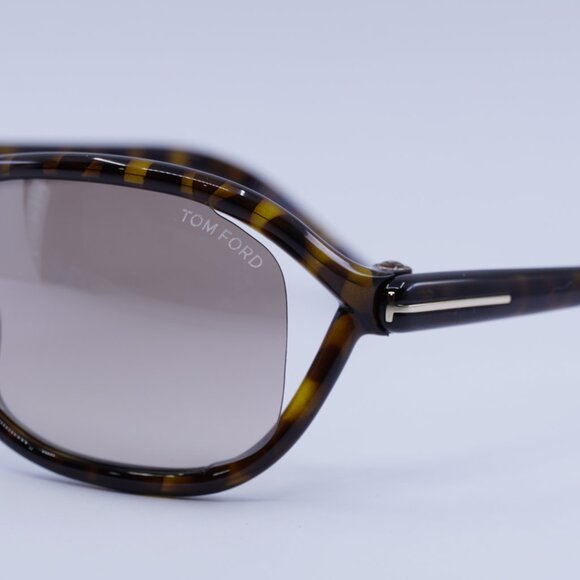 Tom Ford Fernanda FT1069 52G Sunglasses - Havana Frame, Brown Lenses main image 9